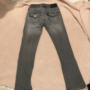 True Religion Gray Boot Cut Jeans jn1 24W